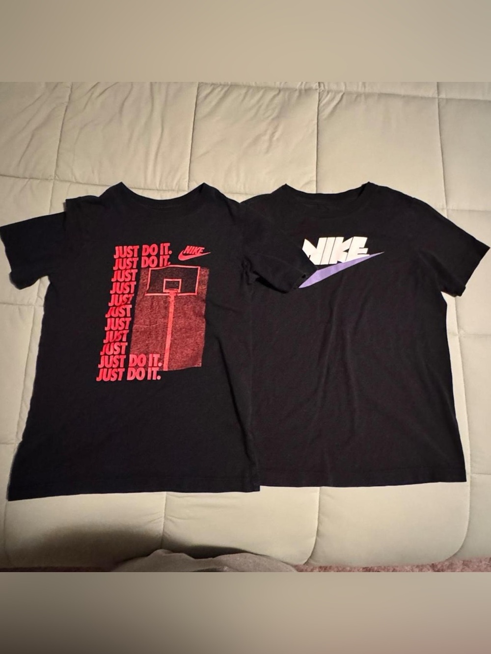 Set of Two | Youth Medium Black Nike T-Shirts